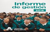 Informe - Asociación Alianza Educativa€¦ · comunidad. En este informe de gestión, queremos rendir cuentas sobre nuestro trabajo, presentar los principales logros y desafíos