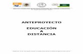 ANTEPROYECTO EDUCACIÓN A DISTANCIA - ITESRCitesrc.edu.mx/portal/files_portal/ITESRC_Ed_a_distancia2012.pdf · MODALIDAD: EDUCACIÒN A DISTANCIA (b-learning) 1.2 ANTECEDENTES En 1990,