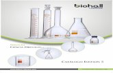 Biohall Labware (International) · Botella B.O.D., Tapón Ÿ El radio del hombro de la botella se ha mejorado para proporcionar una forma interior que barre el aire arrastrado fuera