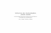 Informe de Actividades 2005-2009 · la Arq. Lilia Guzmán y a la Mtra. Estefanía Chávez; las que fueron coordinadoras y fundadores de las licenciaturas en Arquitectura de Paisaje