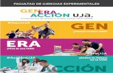PRESENTACIÓN DEL GRADO - ujaen.es · conocimiento. los objetivos del Grado en Ciencias ambientales están basados en formar estudiantes con una amplia visión integradora en temas