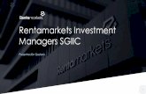 Rentamarkets Investment Managers SGIIC€¦ · exhaustivos, son necesarios para invertir en los momentos adecuados. • Capital humano. Es por ello que contamos con un equipo multidisciplinar