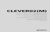 CLEVER02(M) - erreka-automation.com€¦ · manual del instalador armoire de commande pour actionneur monophasÉ manuel de l´installateur control panel for single phase operator