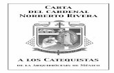 CARTA A LOS CATEQUISTAS - Vicaría de Pastoral€¦ · En todo este conjunto el documento de Aparecida, siguiendo la línea de reflexión generada a partir del Concilio Vaticano II,
