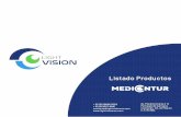 lightvisionmx.com · 2020-04-28 · Listado Productos + 52 (55) 5606 3029 + 52 (55) 5171 6891 contacto@lightvisionmx.com Av. Panamericana A 14 Pedregal de Carrasco Coyoacán, Cd.
