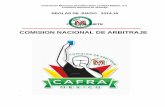 COMISION NACIONAL DE ARBITRAJE · CONFEDERACION PANAMERICANA DE MINI FUTBOL. Federación Mexicana de Fútbol Siete y Fútbol Rápido, A.C. Comisión Nacional de Arbitraje Índice