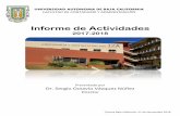 Informe de Actividades - UABCfca.tij.uabc.mx/images/Informe2018.pdf · 2019-04-01 · Curso de Generalidades del Modelo Educativo de la UABC ... sumara valor al crecimiento y desarrollo