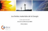 Ciclo de conferencias GRES Alicia Valero Alicia Valero.pdfCiclo de conferencias GRES . Tercera Revolución Industrial (UNEP, 2011) ... energía procedente de los combustibles fósiles