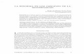 LA REFORMA EN LOS ORÍGENES DE LA MODERNIDADbdigital.unal.edu.co/18375/1/14184-42675-1-PB.pdf · 2014-06-25 · Lutero, Erasmo y Calvino, y sus consecuencias en la configuración