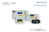 QM, QT - lenntech.com · QM Control panel for 1 pump with single-phase motor, direct starting Construction Control panel with ON-OFF switch and capacitor,for 1 pump with single-phase