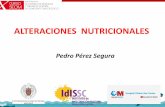 ALTERACIONES NUTRICIONALES · 2016-01-19 · 2.- COMPLICACIONES PRONÓSTICAS (I) - Caquexia - ^Síndrome multifactorial caracterizado por la pérdida de masa muscular esquelética
