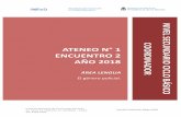 ATENEO n° 1 ENCUENTRO 2 Año 2018nuestraescuela.educacion.gov.ar/wp-content/uploads/2018/... · 2018-05-28 · Para continuar transitando el itinerario de relatos policiales, en