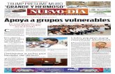 LA GOBERNADORA CLAUDIA PAVLOVICH Apoya a grupos … 20 DE AGOSTO DE 2019... · 2019-08-20 · presó Gim Nogales. CAMBIO DE VIALIDAD Acertada por demás la decisión del cam-bio de