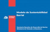 Modelo de Sustentabilidad Barrial - U. de Chile · 1977 .Se crea el concepto de subsidio habitacional y créditos con aval del estado. Se traspasa las principales funciones de diseñador