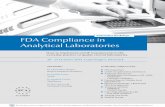 4 Interactive Workshops FDA Compliance in Analytical … · 2018-01-23 · GAMP® software categories and impact on validation approach GAMP Good Practice Guide for Validation of