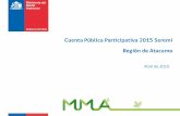 PowerPoint Presentationpublico.mma.gob.cl/cuentapublica/doc/2015/Presentacion... · 2016-05-03 · Medio Ambiente Gobierno de Chile . OSDTJ . SEREM\ EDUCACIÓN PARA LA SUSTENTABILIDAD