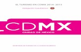 Delegación Cuauhtémoc - Secretaría de Turismo de la CDMX · 3 el turismo en la ciudad de mÉxico. 2014-2015 delegación cuauhtémoc Índice primera parte. el turismo en la ciudad