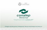 Dr. Gonzalo Aguirre Beltrán - CONALEP VERACRUZ · 2015-01-07 · Nuestra Misión: Formamos Profesionales Técnicos y Profesionales Técnicos Bachiller competentes, brindamos capacitación