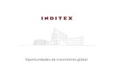 Oportunidades de crecimiento global - MDMODA.es...Inditex Presentación del Grupo Introducción 3 Grupo global de moda 7.191 tiendas/ Venta online Ventas €20.900 M (F15) Cash flow