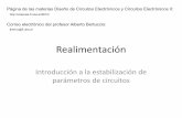 Realimentación - materias.fi.uba.armaterias.fi.uba.ar/6610/Apuntes/Realimentacion 20191.pdf · • Encontrar el tipo de circuito (amplificador de tensión, transresistencia, etc.)