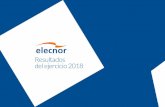 Resultados del ejercicio 2018 - elecnor.com · El ebitda ha alcanzado los 338,6 millones de euros, lo que supone un crecimiento del 3,7% 201 2018 2 8 itda illoes de euros +3,7% 338,6