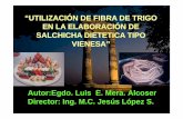 “UTILIZACIÓN DE FIBRA DE TRIGO EN LA …dspace.espoch.edu.ec/bitstream/123456789/917/1/27T050.pdfEn la elaboración de las salchichas dietéticas tipo Vienesa se utilizaron 75 Kg.