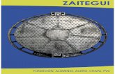 Catálogo de fundicion 2019 - Zaitegui · 6. Registros de aluminio, inox, acero tratado - Arqueta de aluminio 5 - Arqueta reversible acero tratado 6 7. Registros de P.V.C. reforzado