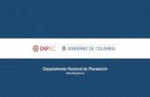 Departamento Nacional de Planeación Retos Ciudades... · Principales Retos de las Ciudades Colombianas al 2030. Junio 2018. Avances: Expedición del marco regulatorio para asociatividad