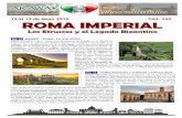 ROMA IMPERIAL - Arawak Viajes Roma... · 2019-02-26 · 15 al 19 de Mayo 2019 Cód. 220 ROMA IMPERIAL Los Etruscos y el Legado Bizantino DIA 15 MADRID – ROMA. LA VIA APPIA MEDIA