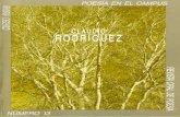 Claudio Rodríguez. Poesía en el Campus, 13 (curso 1990-1991) · sustancia: basta el cotejo de «Unas notas sobre poesía» (1963), «A manera de un comentario» (1983) y Reflexiones