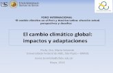 El cambio climático global: impactos y adaptaciones · Figure SPM.1Figura RRP-1: Ilustración de los conceptos centrales del GTII AR5. Riesgo relacionados con el clima que afecta