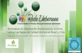 Normativas de Desempeño Residencial en América Latina: Las ...civil.uminho.pt/urbenere/wp-content/uploads/2018/... · Normas de desempeño térmico en Brasil y Chile Padrón de