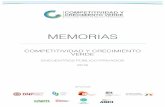 Memorias Competitividad y Crecimiento Verde · Retos para lograr la sostenibilidad en el crecimiento económico • La economía Colombiana no es sostenible ambientalmente. Lo que
