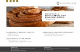 RECETARIO DIPLOMA EN PANADERÍA · 2019-04-04 · + Croissant bicolor – Pan multigrano RECETARIO DIPLOMA EN PANADERÍA 03 MÓDULOS PANADERÍA 2: LOS PRE-FERMENTOS + Pan Chancay