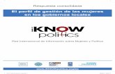 El perfil de gestión de las mujeres en Respuesta ...iknowpolitics.org/sites/default/files/rc-perfilmujeresgoblocales_0.pdf · globales y de 10.000 miembros de más de 150 países.