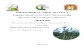 UNIVERSIDAD NACIONAL DE ITAPÚA FACULTAD DE CIENCIAS Y … · 2018-12-05 · UNIVERSIDAD NACIONAL DE ITAPÚA FACULTAD DE CIENCIAS Y TECNOLOGÍA Maestría en Biotecnología en alimentos