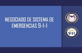 NEGOCIADO DE SISTEMA DE EMERGENCIAS 9-1-1 · OMME OFICINAS MUNICIPALES DE MANEJO DE EMERGENCIAS (TOTAL 57 PUEBLOS) AGENCIAS DE APOYO: LINEA PAS, PROCURADORA DE LA MUJER, COAST ...
