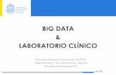 BIG DATA LABORATORIO CLÍNICO - Sociedad Médica de ... · -Incorporación de científicos de datos en el equipo de laboratorio-Data Science en el curriculum de la especialidad-Estandarización