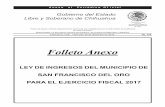 Folleto Anexo - congresochihuahua2.gob.mx · Federales y Fondo Adicional con las participaciones sobre impuestos estatales, siendo los porcentajes de participación sobre el producto