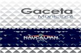 Gaceta - Ayuntamiento de Naucalpan de Juárez...C. Claudia Del Rosario Aranda Muela Tercera Regidora C. Ignacio Santiago Cruz ... 46 y 54 fracción III del Bando Municipal vigente