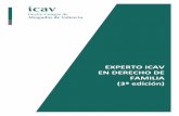 EXPERTO ICAV EN DERECHO DE FAMILIA (3ª edición) · procedimientos de medidas urgentes y patria potestad en relación con la nueva ley de jurisdicción voluntaria. Preparación de
