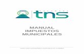 MANUAL IMPUESTOS MUNICIPALES - TNS · 2020-04-08 · Manual de Usuario Visual TNS Impuestos Predial, Industria y Comercio - Versión 2020 Página 1 CAPITULO 1 CARACTERÍSTICAS Y BENEFICIOS