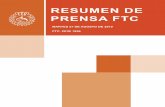 RESUMEN DE PRENSA FTC · 27-08-2019  · Resumen de Prensa FTC / Agosto 2019 4 Departamento de Comunicaciones Av. General Bustamante N° 627 Providencia, Santiago-Chile Tel: (02)