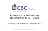 PANORAMA DE I QUINQUENIO 2017 2021fomentoantofagasta.cl/wp-content/uploads/2017/07/... · Fuente: Corporación de Bienes de Capital, estimaciones Modelo SPI según stock de proyectos