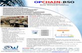 OPCHAIN-RSO · IBM ILOG provee el soporte tecnológico necesario para diseñar, implementar y resolver rápidamente modelos de optimización y soluciones finales basadas en los mismos.
