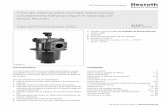 Filtro de retorno para montaje sobre tanque con elemento ... · ˙ˆˇ Filtro de retorno para montaje sobre tanque 25TE0101-1051 5/26 S 5142 edición: 2014-10 Bosch Rexroth AG Datos
