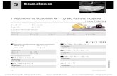 06 PDmat 4Aeso t05 - WordPress.com...152 SOLUCIONARIO © Grupo Editorial Bruño, S.L. Ejercicios y problemas – + x = + – (x – 3) = + 2. Ecuaciones de 2º grado Resuelve mentalmente