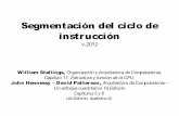 Segmentación del ciclo de instrucciónelectro.fisica.unlp.edu.ar/arq/transparencias/ARQII_02-Segmentacion-2012.pdfUno o dos bits (HW) asociados a cada instrucción de salto [IBM 3090/400]