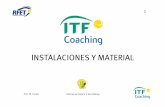 Tema 2. Instalaciones y material - Miguel Crespomiguelcrespo.net/temas/Tema 2. Instalaciones y material.pdf · • Los modelos, el peso y la altura de las zapatillas de tenis pueden
