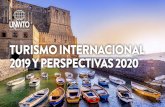 TURISMO INTERNACIONAL 2019 Y PERSPECTIVAS 2020 · oriente medio lidera crecimiento en la regiones crecimiento de llegadas internacionales, por regiones del mundo (%) fuente: organizaciÓn